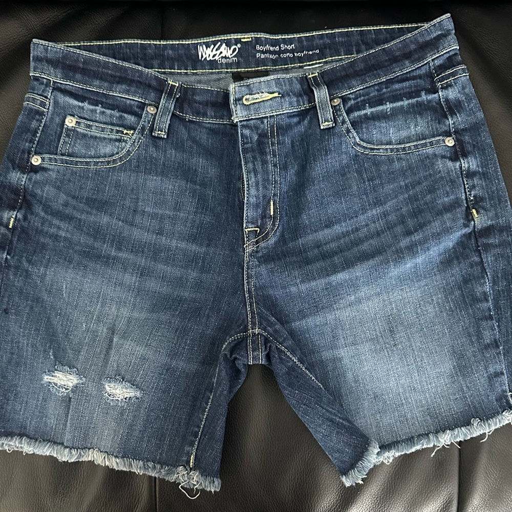 Mossimo Supply Co. Blue Denim Boyfriend Shorts